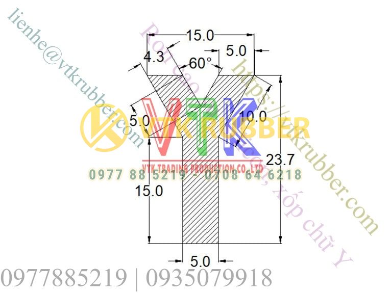 ban ve ky thuat ron nep cao su silicon xop chu Y 01 min