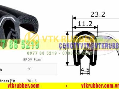 Ron cao su xốp bọc kẽm - 10033