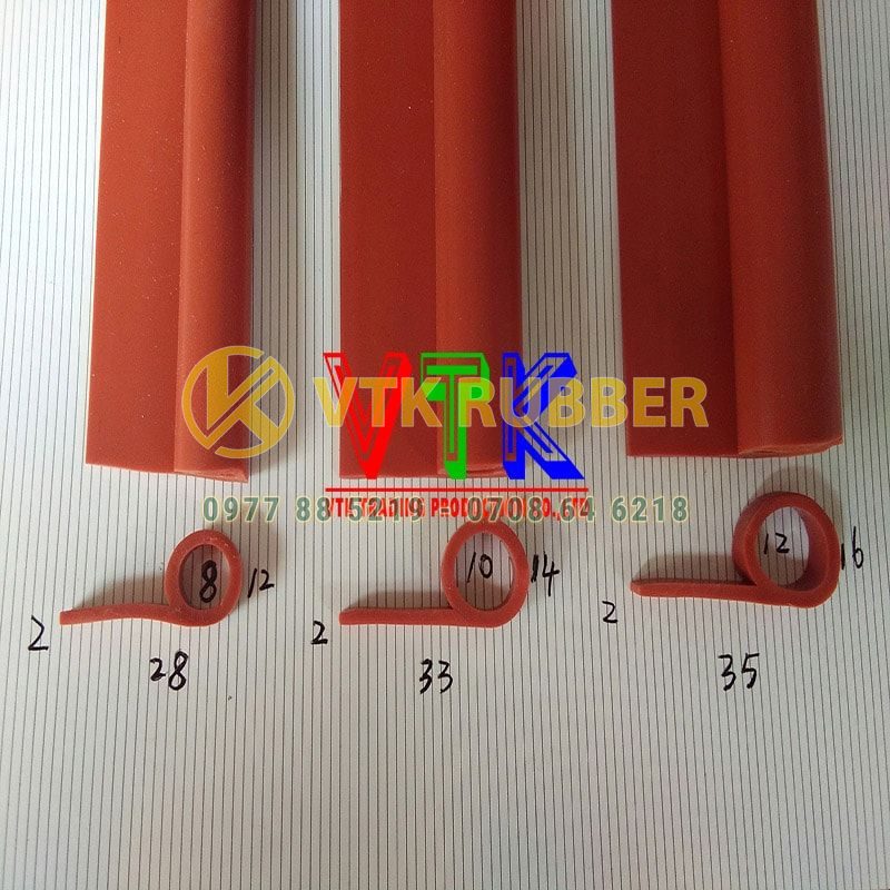 Ron silicon chữ P 28x12x2, 33x14x2, 35x16x2