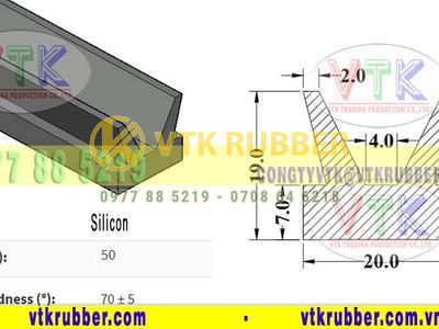 Cơ sở cung cấp gioăng silicon chịu nhiệt chữ Y Thanh Hoá