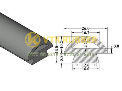 Mua gioăng silicon màu đỏ, trắng chữ D ở Bình Định