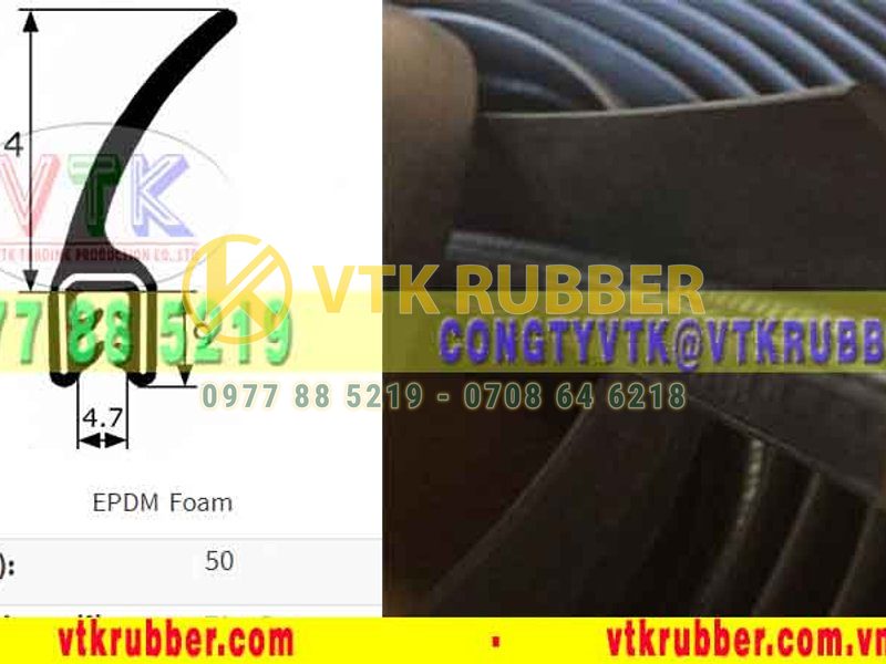 Ron cao su xốp bọc kẽm - 10047