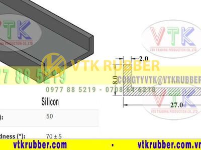 Sản xuất gioăng cao su silicon trắng, đỏ chịu nhiệt Sơn La