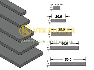 Ron cao su xốp chữ nhật cho tủ điện tại Đồng Nai