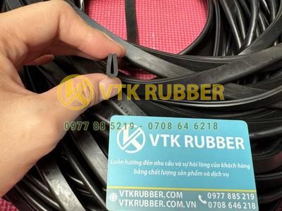 Ron cao su EPDM chữ U 6x12x1.5 bền thời tiết, kín khít cao
